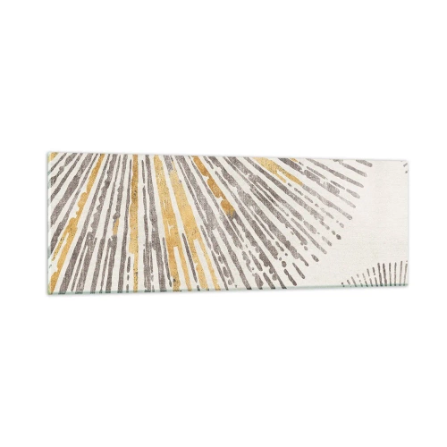 Glasbild - Bild auf glas - Schönheit des Strahls - 90x30 cm