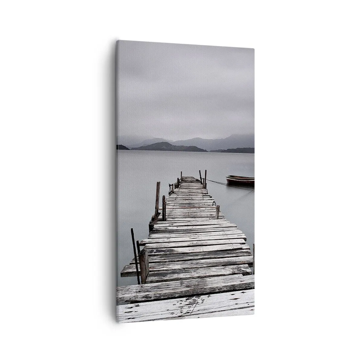 Bild auf Leinwand - Leinwandbild - Du kannst morgen gehen - 55x100 cm