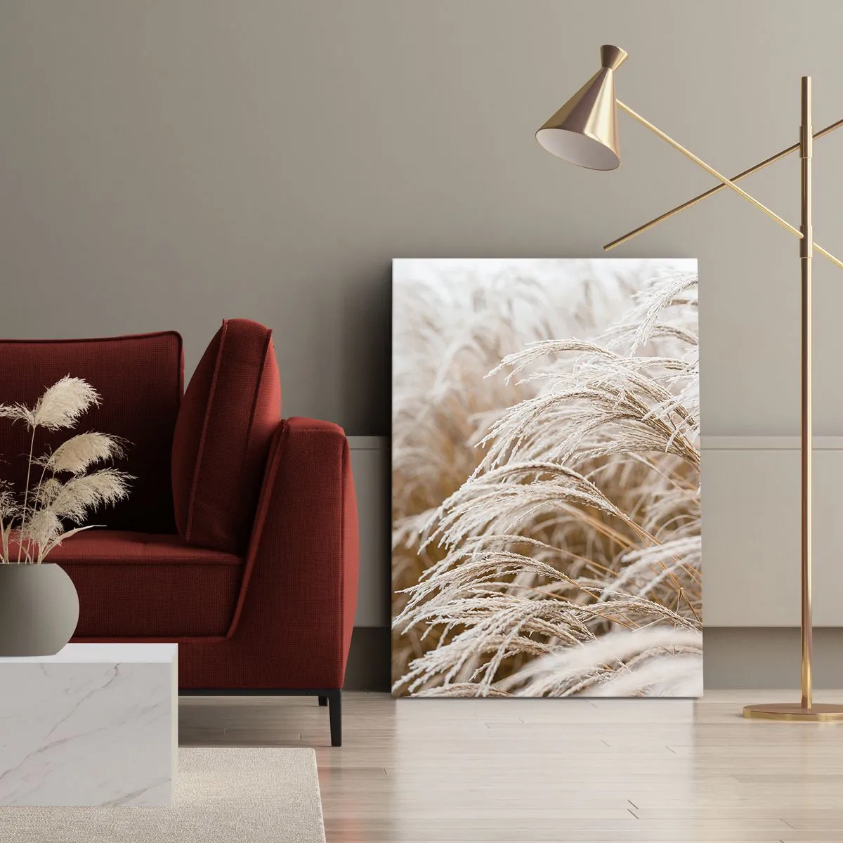 Bild auf Leinwand - Leinwandbild - Verbeuge dich vor der Herbstsonne - 70x100 cm