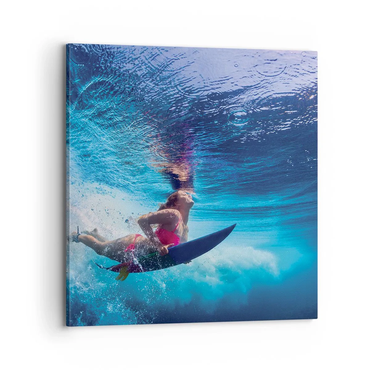 Bild auf Leinwand - Leinwandbild - Tiefe der Freude - 70x70 cm