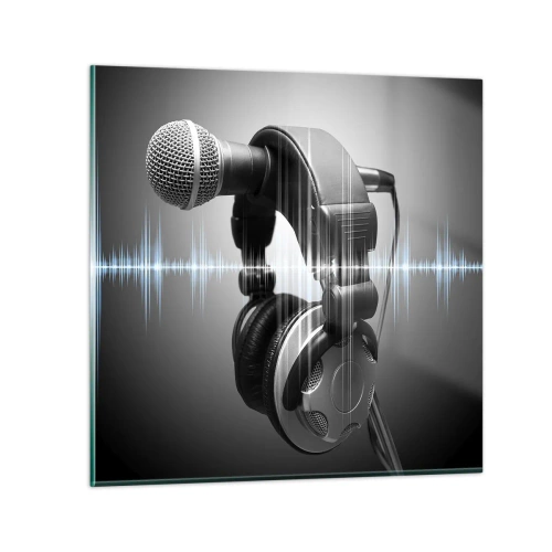 Glasbild - Bild auf glas - Du kannst immer noch den Gesang hören - 40x40 cm