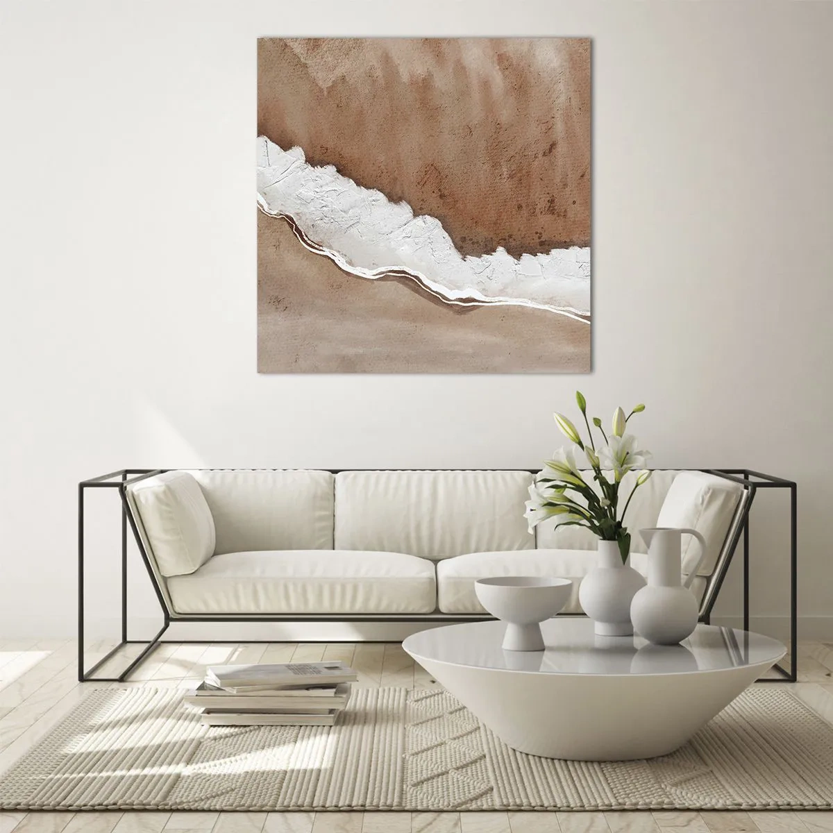 Glasbild - Bild auf glas - In Farben der Erde - 30x30 cm