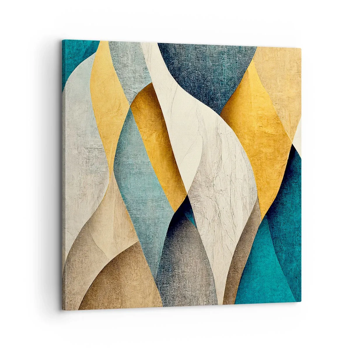 Bild auf Leinwand - Leinwandbild - Rhythmus und Welle - 60x60 cm