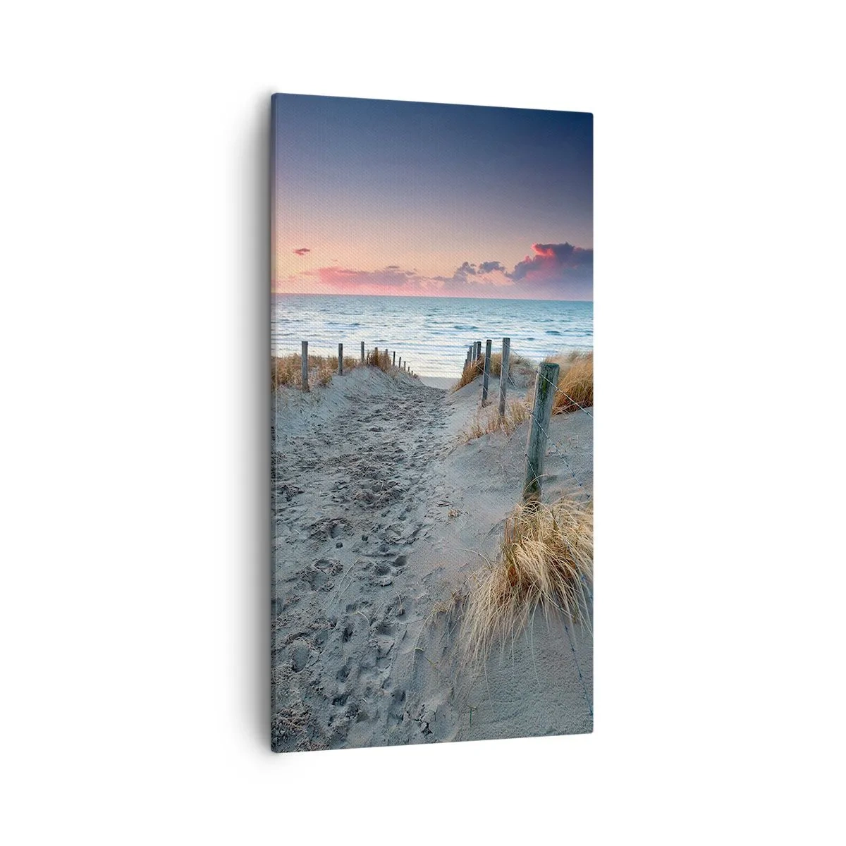 Bild auf Leinwand - Leinwandbild - Du hast einen Regenbogen aus strahlendem Licht verschüttet ... - 55x100 cm