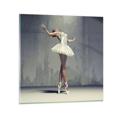 Glasbild - Bild auf glas - Leicht wie ein Vogel - 60x60 cm