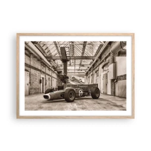 Poster in einem Rahmen aus heller Eiche - Die Siegerruhe - 70x50 cm