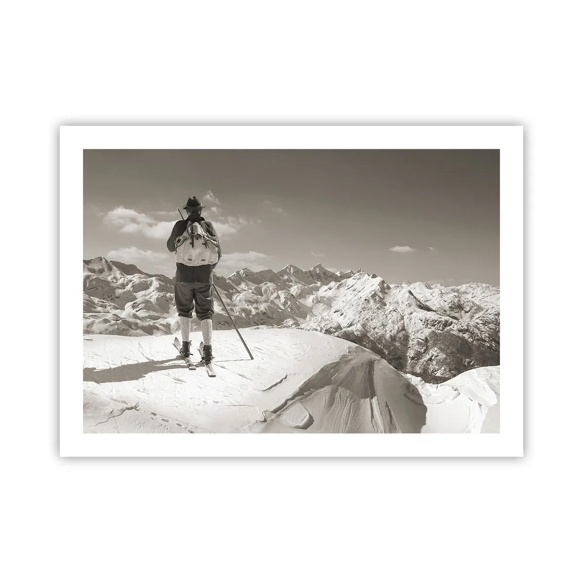 Poster - Und die Berge bleiben unverändert - 70x50 cm