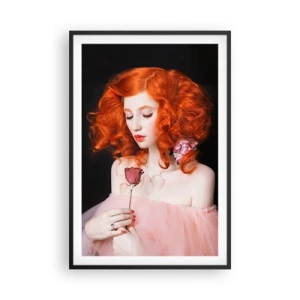 Poster in einem schwarzem Rahmen - Im barocken Stil - 61x91 cm