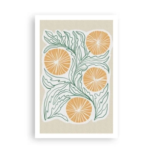 Poster - Ethnisch mit einem Hauch von Abstraktion - 61x91 cm