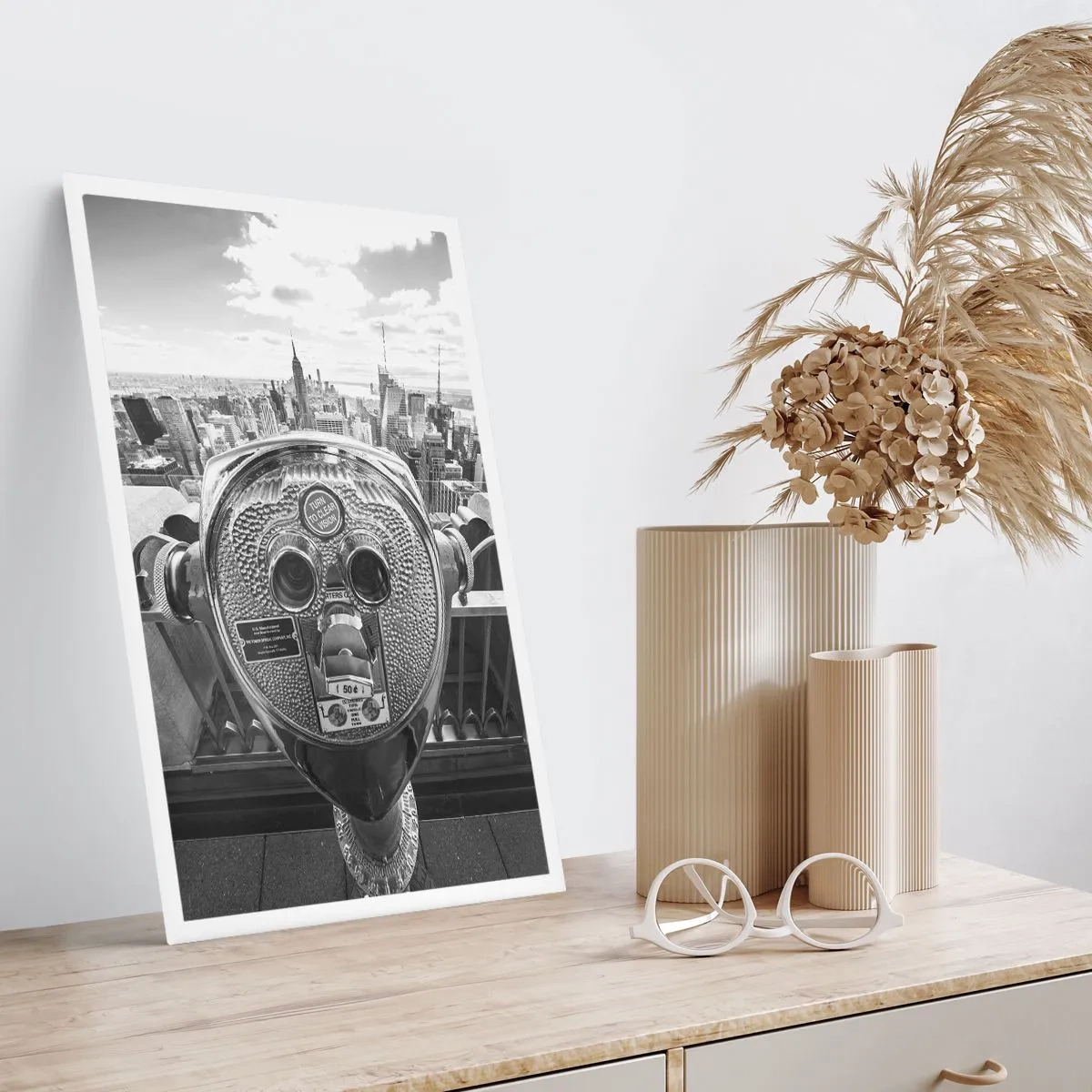 Poster - Stadt über den Städten - 30x40 cm