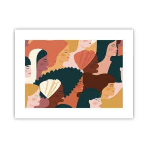 Poster - Nur Weiblichkeit - 40x30 cm