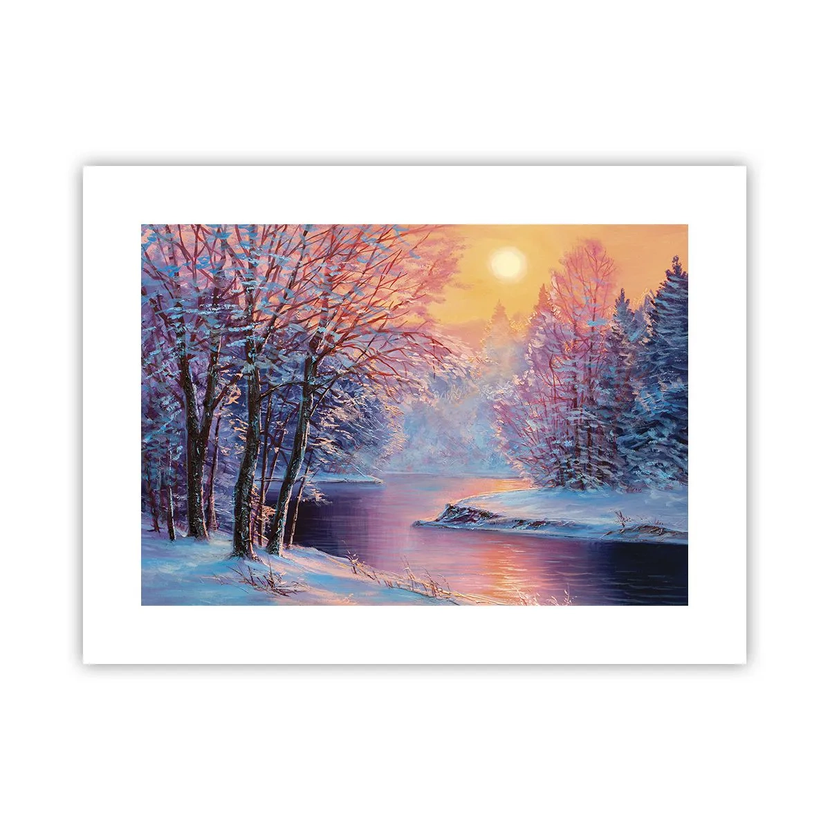 Poster - Die Farben des Winters - 40x30 cm