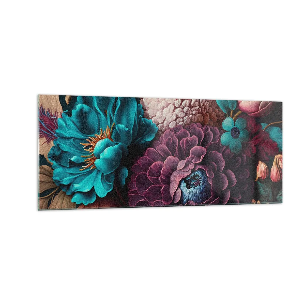 Glasbild - Bild auf glas - Natur in Hülle und Fülle - 100x40 cm