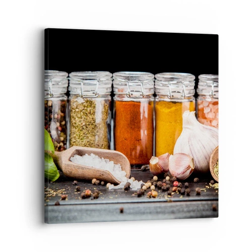 Bild auf Leinwand - Leinwandbild - Für einen Geschmack des Lebens - 30x30 cm