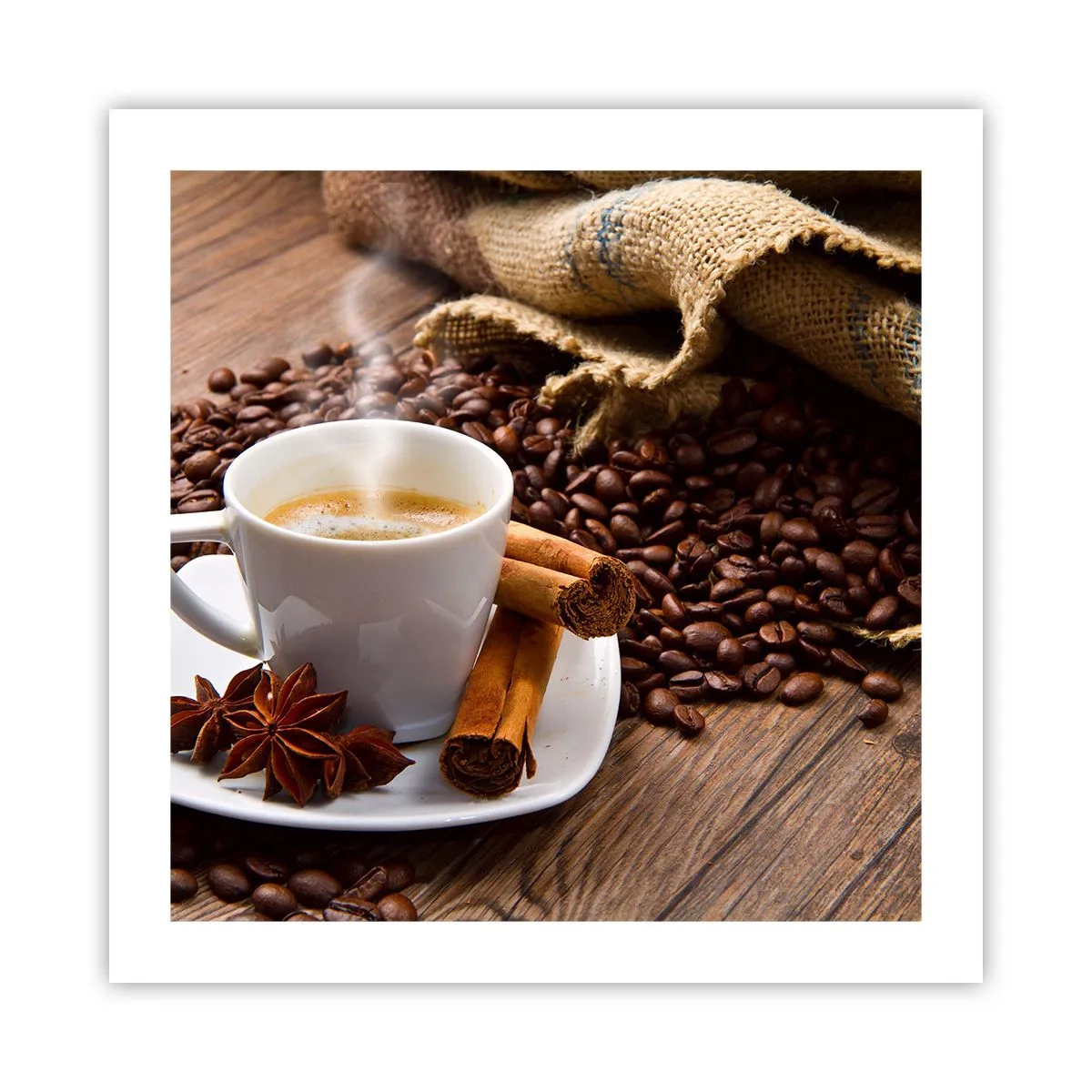 Poster - Würziger Geschmack und Aroma - 50x50 cm