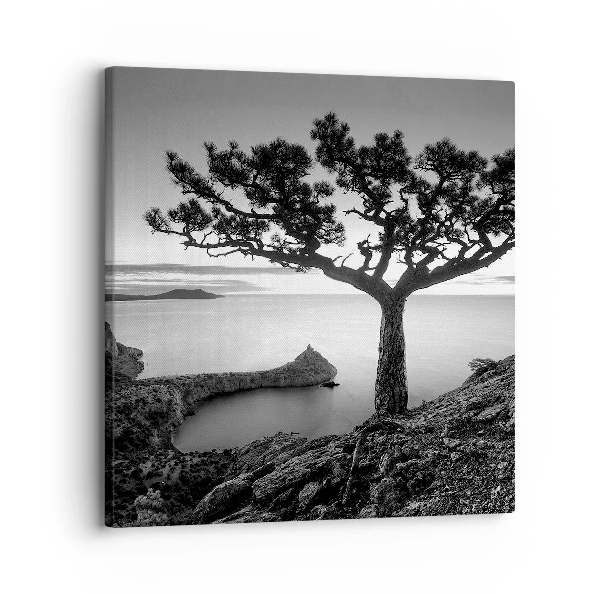 Bild auf Leinwand - Leinwandbild - Stille bis zum Horizont - 30x30 cm