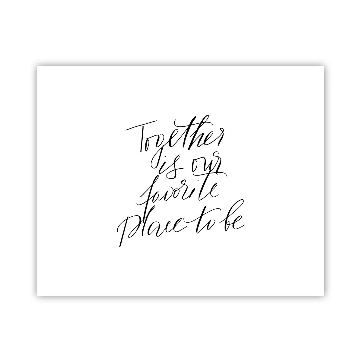 Poster - Fühlst du das auch? - 50x40 cm