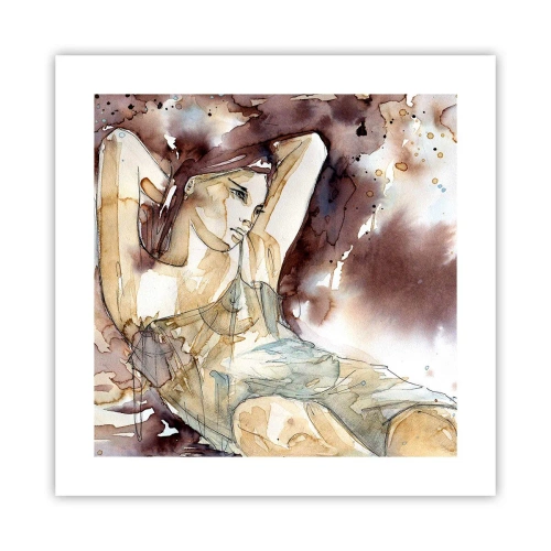 Poster - In lila Stimmung - 40x40 cm