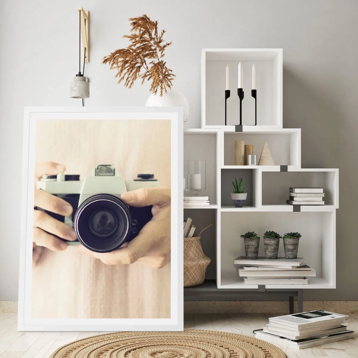 Poster in einem weißen Rahmen - Um mehr zu sehen ... - 40x50 cm