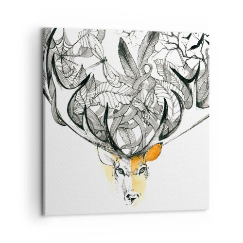 Bild auf Leinwand - Leinwandbild - Ecken des Überflusses - 60x60 cm