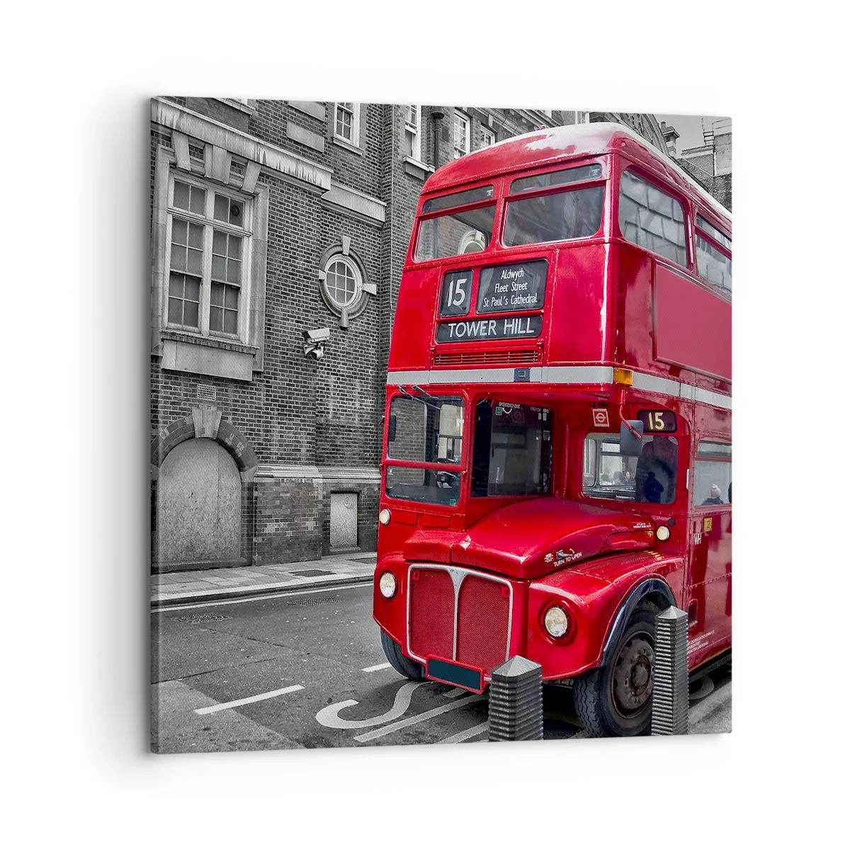 Bild auf Leinwand - Leinwandbild - Immer gleich - 60x60 cm