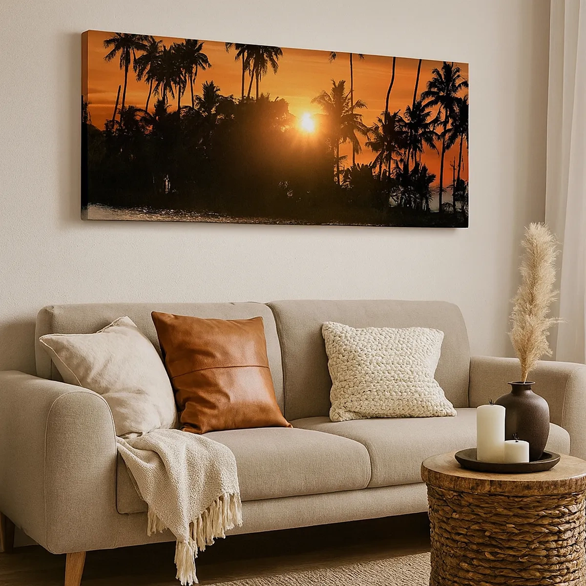 Bild auf Leinwand - Leinwandbild - Zeit zum Entspannen - 30x30 cm