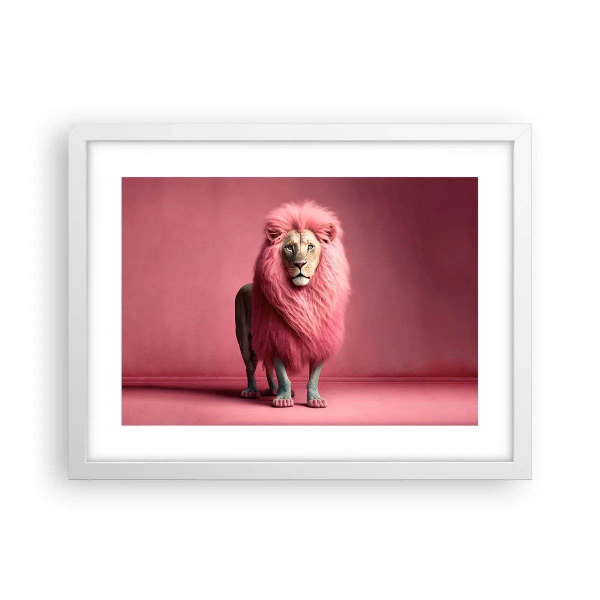 Poster in einem weißen Rahmen - Und du hast keine Angst mehr - 40x30 cm