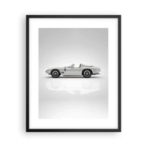 Poster in einem schwarzem Rahmen - Spaß versprochen - 40x50 cm