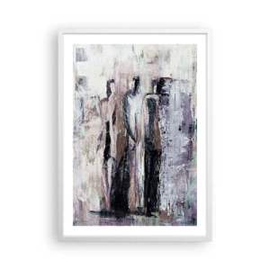 Poster in einem weißen Rahmen - Die geheimnisvolle Drei - 50x70 cm