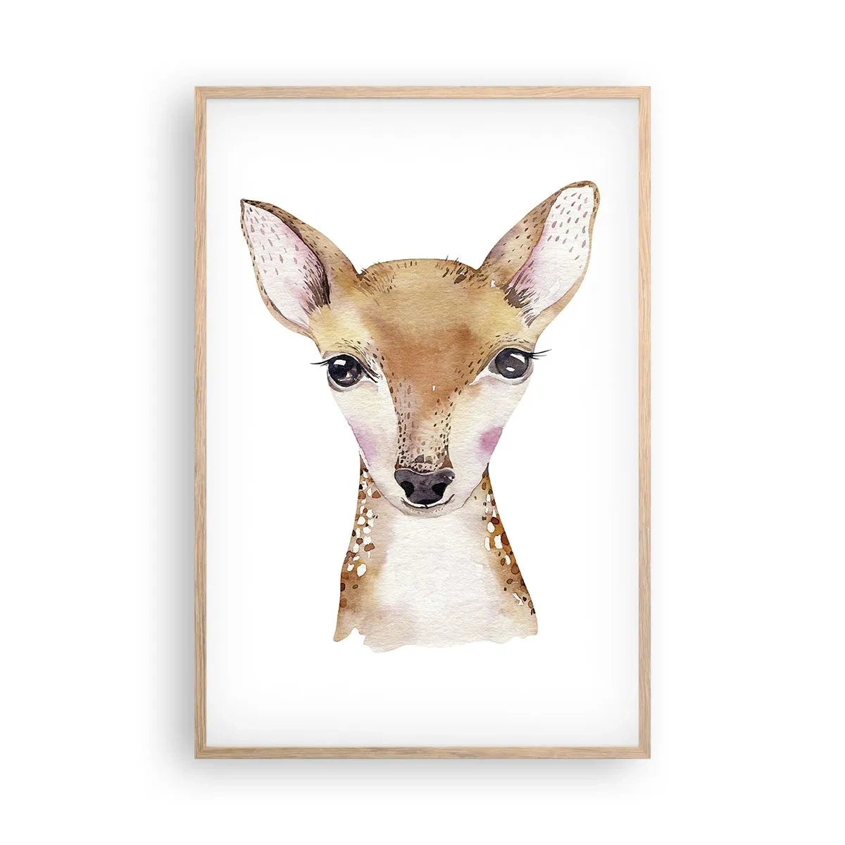 Poster in einem Rahmen aus heller Eiche - Die Natur der Unschuld - 61x91 cm