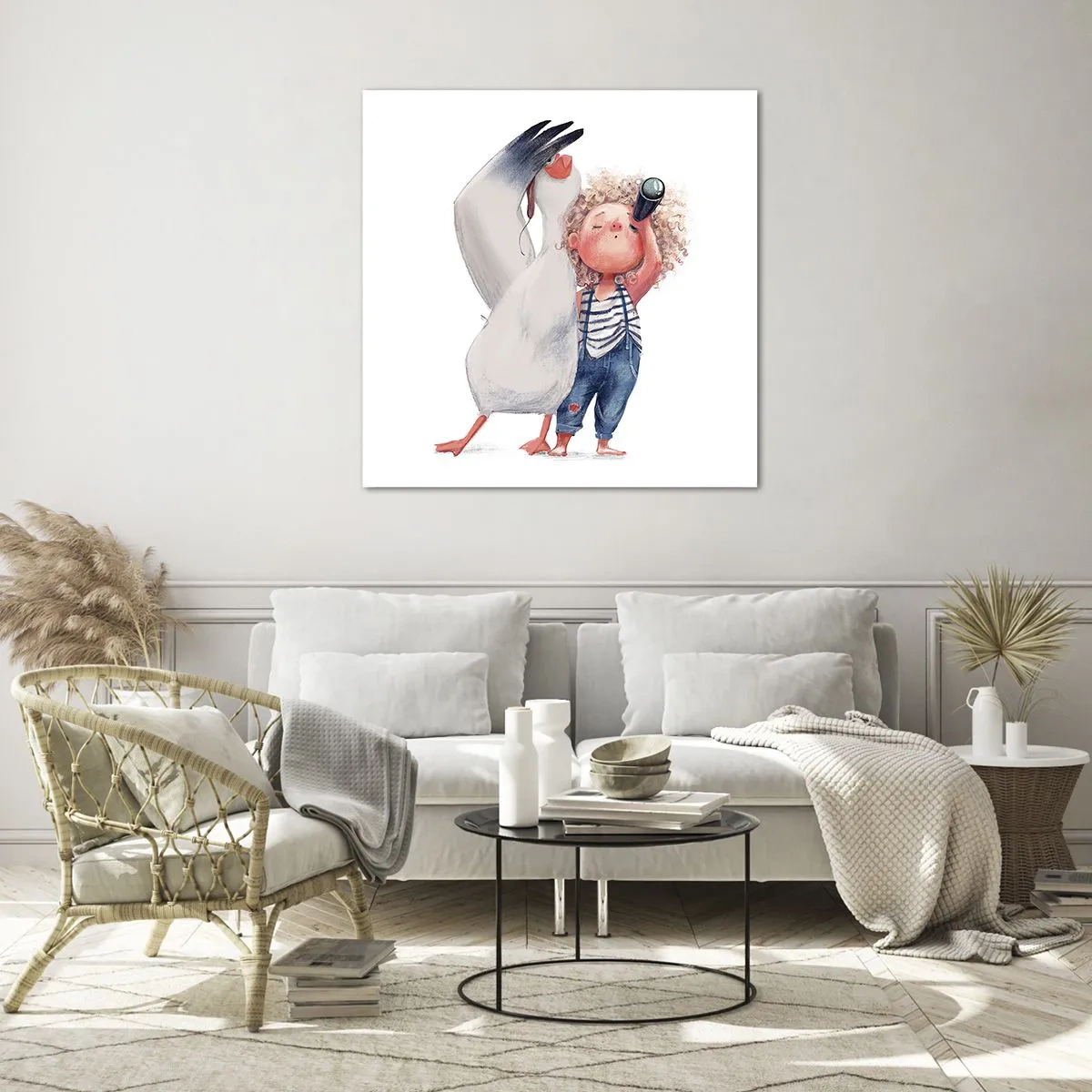 Glasbild - Bild auf glas - Toller Reiseplan - 70x70 cm