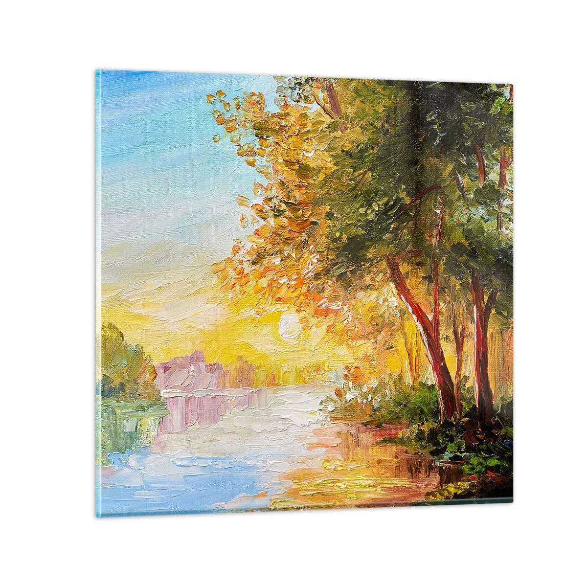 Glasbild - Bild auf glas - Et in Arcadia ego - 60x60 cm