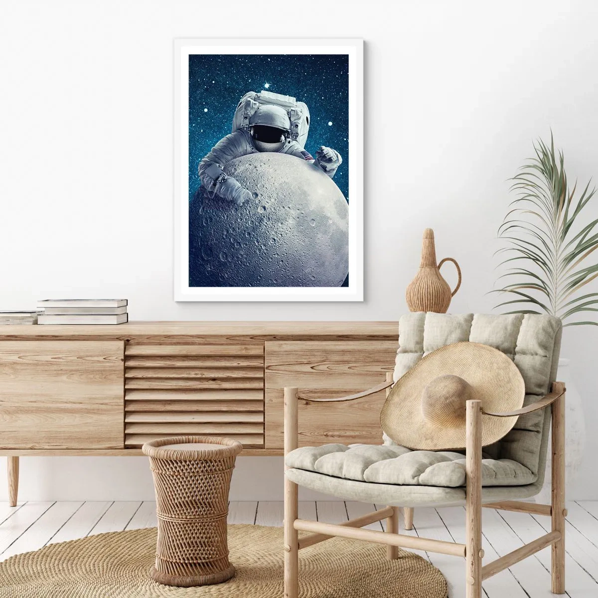 Poster in einem weißen Rahmen - Weltraumjoker - 30x40 cm