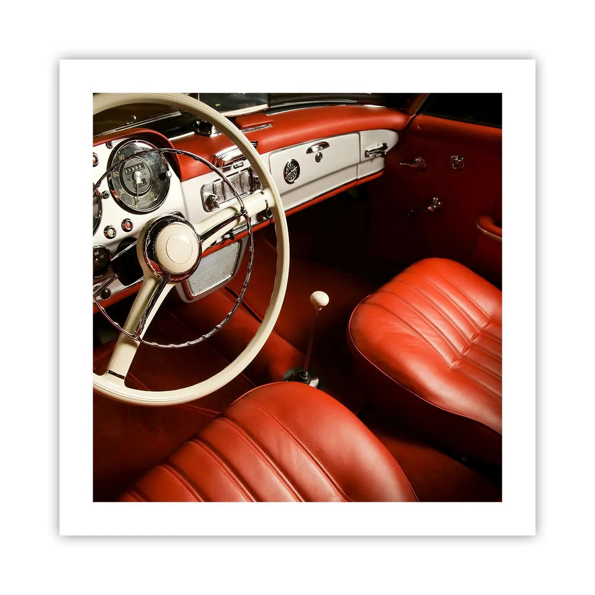 Poster - Luxus im Vintagestil - 50x50 cm