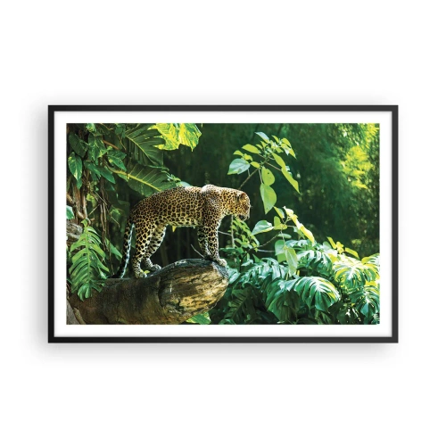 Poster in einem schwarzem Rahmen - Auf die Jagd? - 91x61 cm