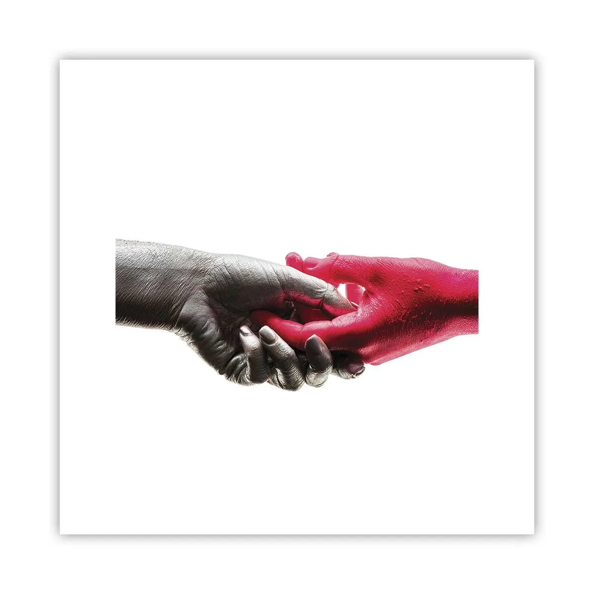 Poster - Gemeinsam, obwohl anders - 30x30 cm