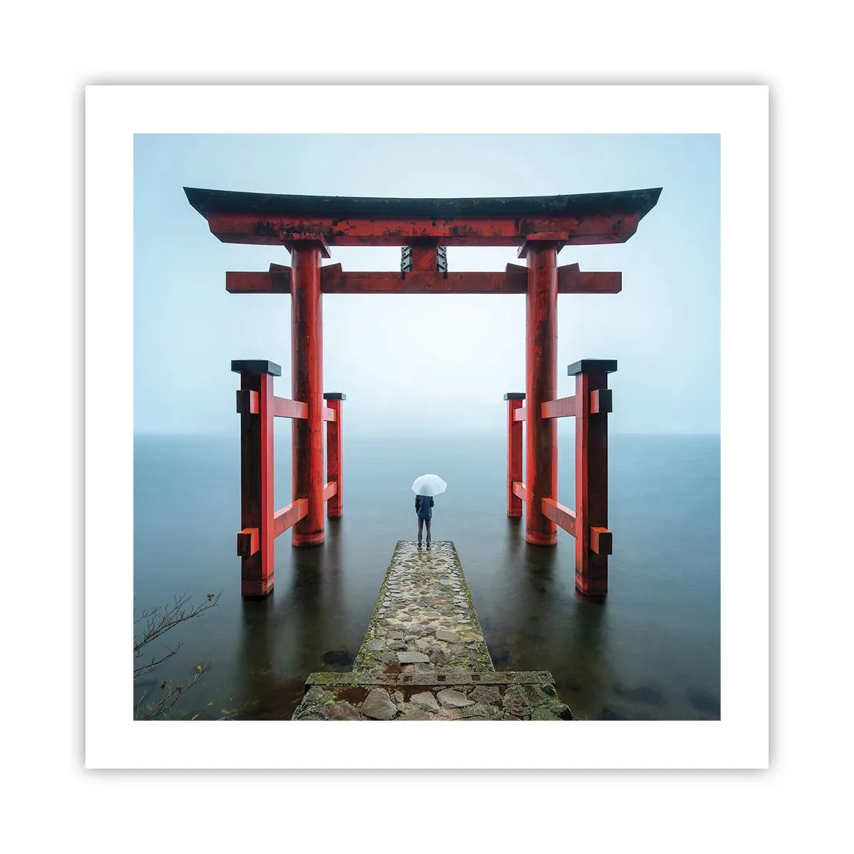 Poster - Japanische Träumerei - 50x50 cm