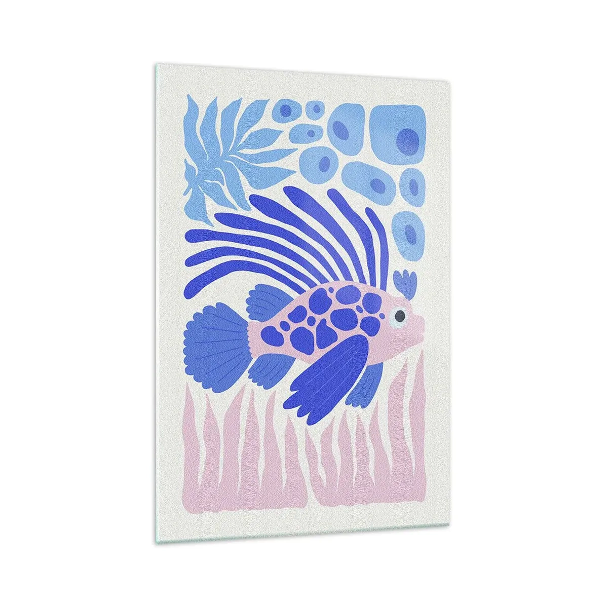 Glasbild - Bild auf glas - In seinem Fahrwasser - 70x100 cm