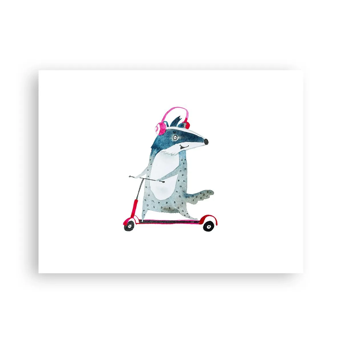 Poster - Dachsfreude - 40x30 cm