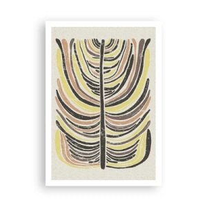 Poster - Abstraktion voller Leben - 70x100 cm