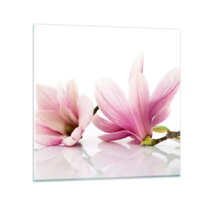 Glasbild - Bild auf glas - Zart wie ein Frühlingswind - 30x30 cm