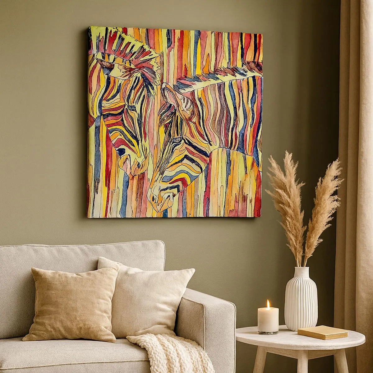 Bild auf Leinwand - Leinwandbild - Also du auch... - 30x30 cm