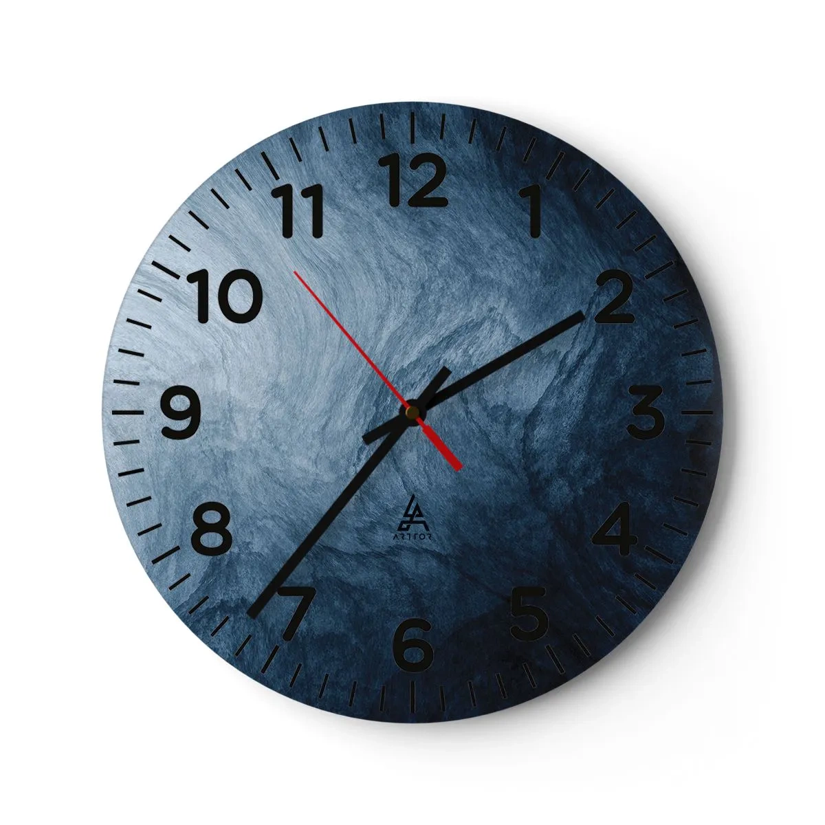 Wanduhr - Glasuhr - Greifen Sie tief - 40x40 cm