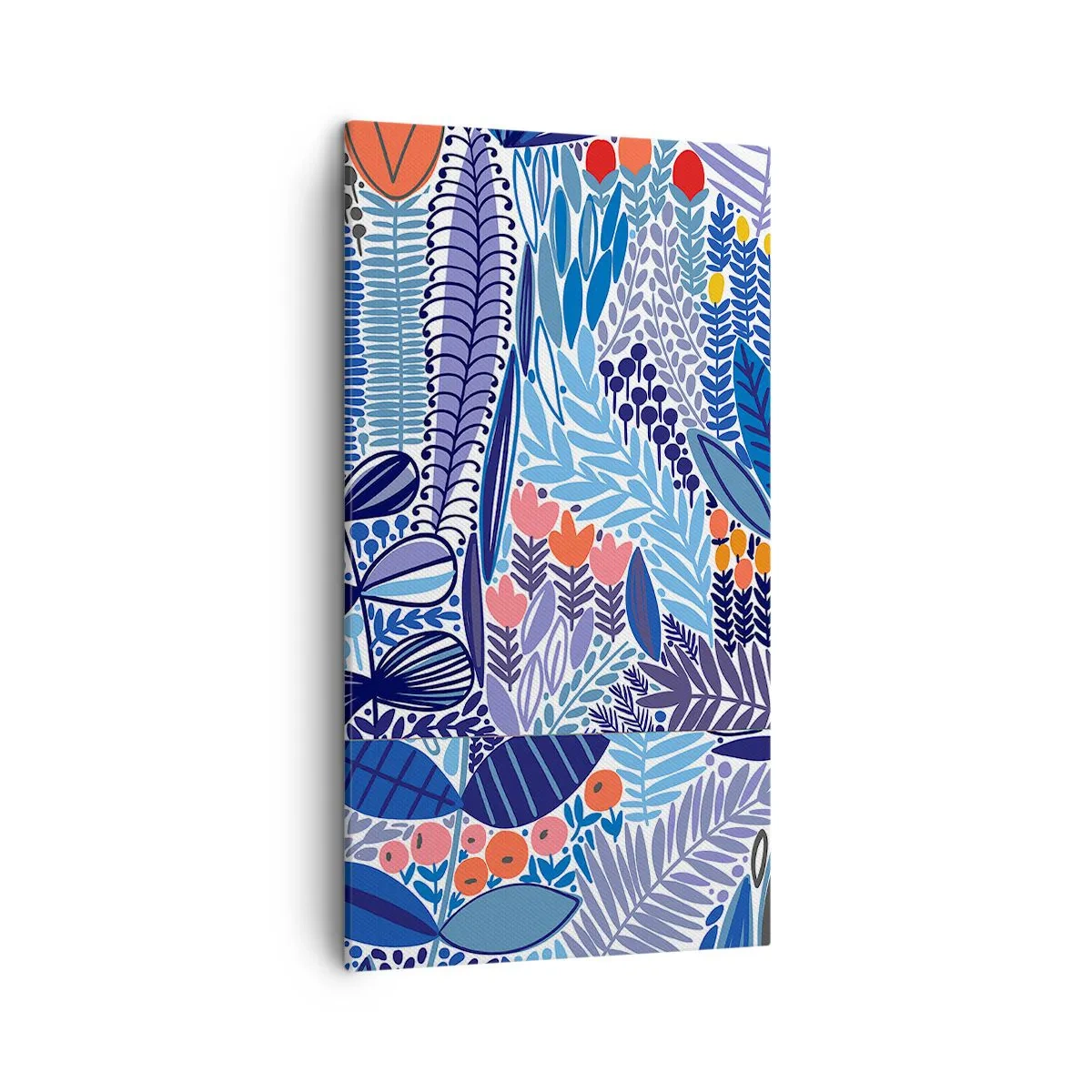 Bild auf Leinwand - Leinwandbild - Hawaiianischer Garten - 45x80 cm