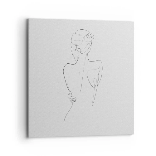 Bild auf Leinwand - Leinwandbild - Körpermusik - 70x70 cm