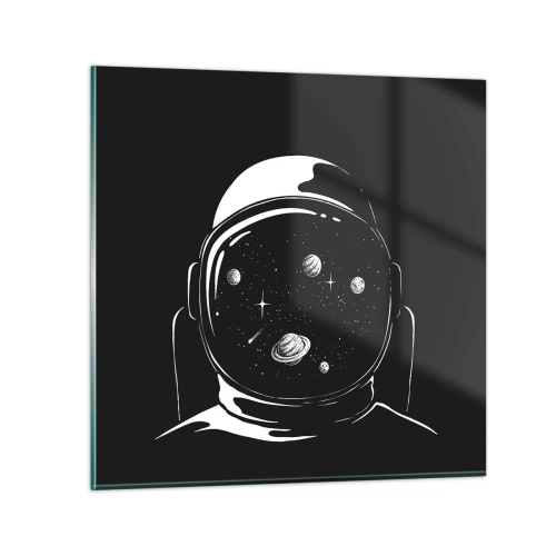 Glasbild - Bild auf glas - Schöne Aussicht - 70x70 cm