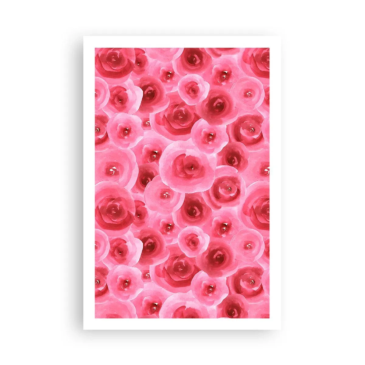 Poster - Oben und unten Rosen - 61x91 cm