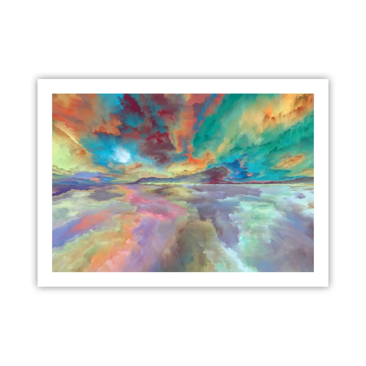 Poster - Zwei Himmel - 70x50 cm