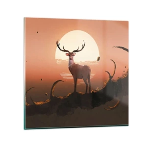 Glasbild - Bild auf glas - Diese Nacht ist anders als jede andere - 30x30 cm