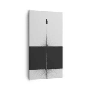 Bild auf Leinwand - Leinwandbild - Direkt zum Ziel - 65x120 cm